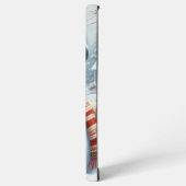 Niedlich, Vintag/Whimsischer Weihnachts-/Wintersch Samsung Galaxy Hülle (Linke Seite)