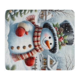 Niedlich, Vintag/Whimsischer Weihnachts-/Wintersch Schneidebrett
