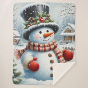 Niedlich, Vintag/Whimsischer Weihnachts-/Wintersch Sherpadecke
