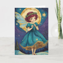 Niedlich Vintage Christmas Fairy Personalisiert