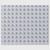 Niedlich Vintage holländische Windmühle Sailboat D Geschenkpapier (Flach)