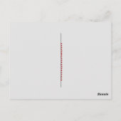 Niedlich Vintage Scottie Dog Valentine Postkarte (Rückseite)