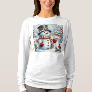 Niedlich, Vintage/Whimsical Weihnachten/Winter Sch T-Shirt