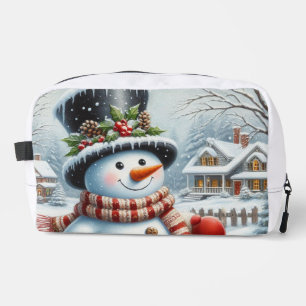 Niedlich, Vintage/Whimsical Weihnachten/Winter Sch Waschbeutel