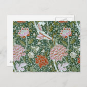 Niedlich Vintage William Morris Pattern Postkarte (Vorne/Hinten)