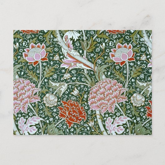 Niedlich Vintage William Morris Pattern Postkarte (Vorderseite)