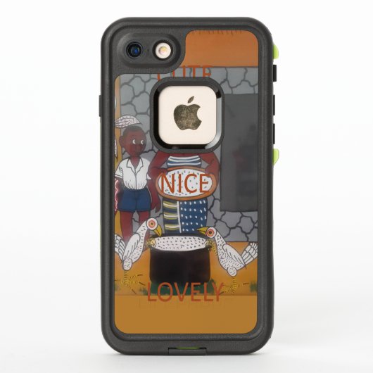 Niedlich Vintager afrikanischer Stil (Rückseite)