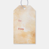 Niedlich Vintager Angel Weihnachten Geschenkanhänger (Rückseite)