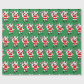 Niedlich Vintager WeihnachtsWeihnachten Geschenkpapier (Flach)