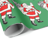 Niedlich Vintager WeihnachtsWeihnachten Geschenkpapier (Rolleneckpunkt)