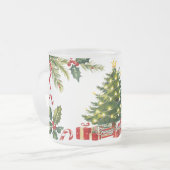 Niedlich Vintages Weihnachten Mattglastasse (Vorderseite Links)