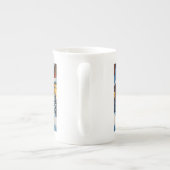 Niedlich Vintages Weihnachten Porzellantasse (Rückseite)