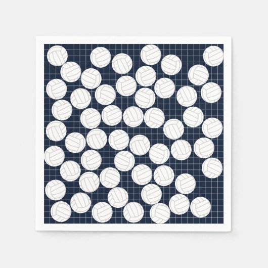 Niedlich Volleyball Paper Napkins Serviette (Vorderseite)