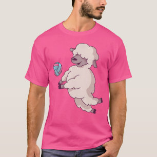 Niedlich Volleyball Sheep Volleyball Beach Volleyb T-Shirt