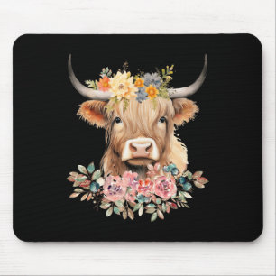 Niedlich von Cow Xmas Pajamas Weihnachten Mousepad