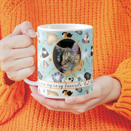 Niedlich Von Katze Personalisiertes Foto Pelz Lieb Kaffeetasse