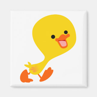Niedlich Walking Cartoon Duckling Magnet