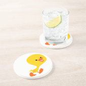Niedlich Walking Cartoon Duckling Untersetzer (Seite)