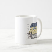 Niedlich Wall Monster Nurikabe - Spaß Yokai Kaffeetasse (VorderseiteRechts)