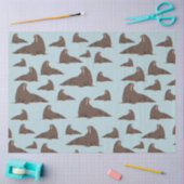 Niedlich Walrus Pattern Seidenpapier (Basteln)