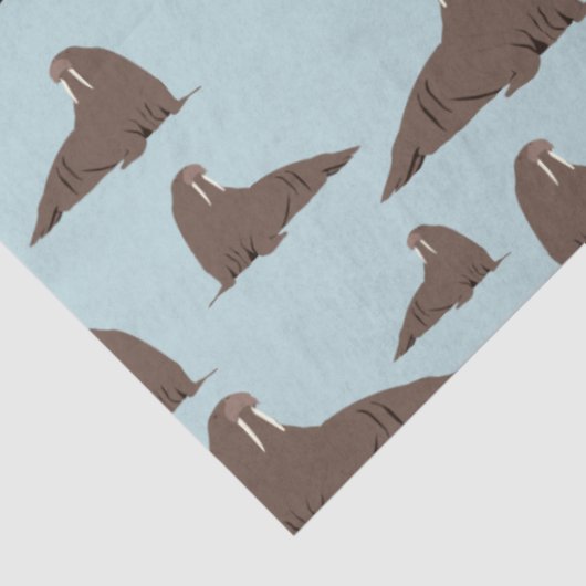 Niedlich Walrus Pattern Seidenpapier (Ausschnitt)