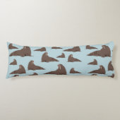 Niedlich Walrus Pattern Seitenschläferkissen (Vorderseite)