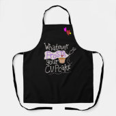 Niedlich, was auch immer die schwarzen Bäckereien  Schürze (Vorderseite)