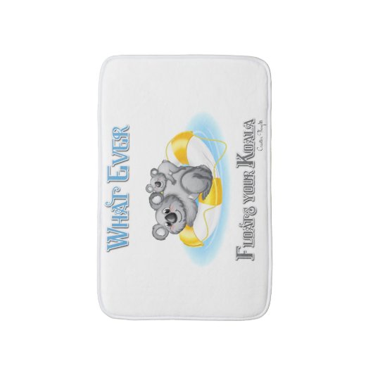 NIEDLICH Was auch immer Ihren Koala schweben lässt Badematte (Vorderseite Vertikal)