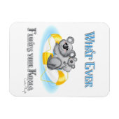 NIEDLICH Was auch immer Ihren Koala schweben lässt Magnet (Horizontal)