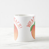 Niedlich, was ein Pfirsich Kaffeetasse (Mittel)