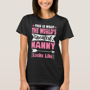 Niedlich, was eine Beste Kindermädchen wie Muttert T-Shirt