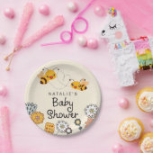 Niedlich, was es sein wird, eine Baby-Dusche zu ze Pappteller (Party)