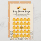 Niedlich Was wird es sein, Baby Shower Bingo Game  (Vorne/Hinten)
