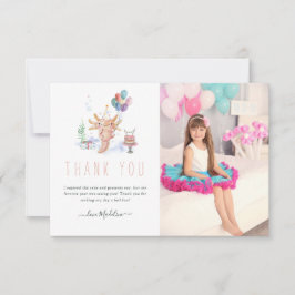 Niedlich Watercolor Axolotl Vielen Dank Foto Dankeskarte