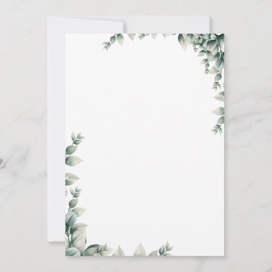 Niedlich Watercolor Baby Elephant erster Geburtsta Einladung (Rückseite)