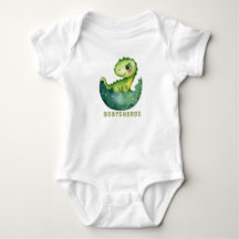 Niedlich Watercolor Babysaurus Dinosaurier