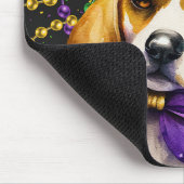 NIEDLICH WATERCOLOR MARDI GRAS BEAGLE DOG MOUSEPAD (Ecke)