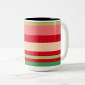 Niedlich Watermelon Frucht Küche Zweifarbige Tasse (VorderseiteRechts)