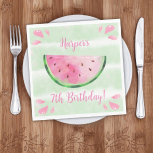 Niedlich Watermelon Geburtstagsparty Serviette