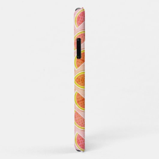 Niedlich WATERMELON Kaleidoscope MONOGRAM Case-Mate iPhone Hülle (Hinten/Rechts)