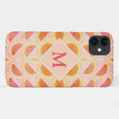 Niedlich WATERMELON Kaleidoscope MONOGRAM Case-Mate iPhone Hülle (Rückseite (Horizontal))