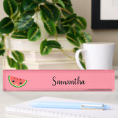 Niedlich Watermelon Namensplakette