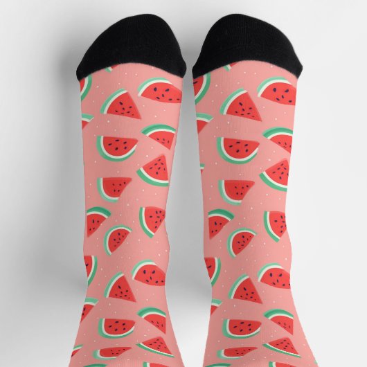 Niedlich Watermelon Socken (Oben)