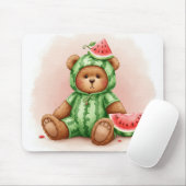 Niedlich Watermelon Teddy von Natasha Us Mousepad (Mit Mouse)