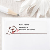 Niedlich Waving Samoyed Dog (Insitu)