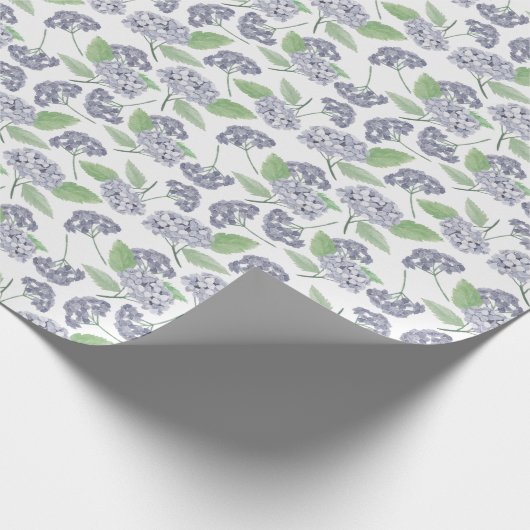 niedlich Wedding Garden Party Hydrangea Geschenkpapier (Ecke)