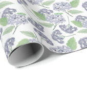 niedlich Wedding Garden Party Hydrangea Geschenkpapier (Rolleneckpunkt)
