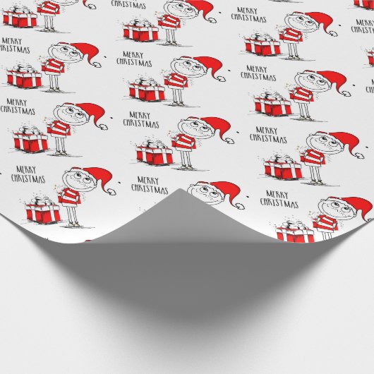 Niedlich Weihnachten Geschenkpapier (Ecke)