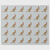 Niedlich Weihnachten Kangaroos Geschenkpapier (Flach)