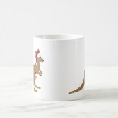 Niedlich Weihnachten Kangaroos Kaffeetasse (Mittel)